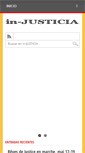 Mobile Screenshot of in-justicia.net