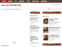 Tablet Screenshot of in-justicia.net